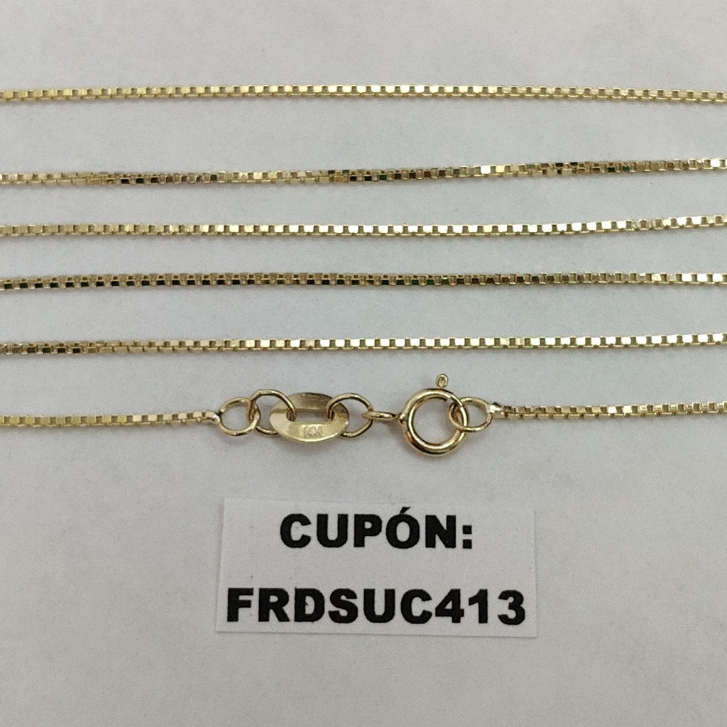 CADENA VENECIANO 14K 60 CM 2.6 GR (NUEVO)