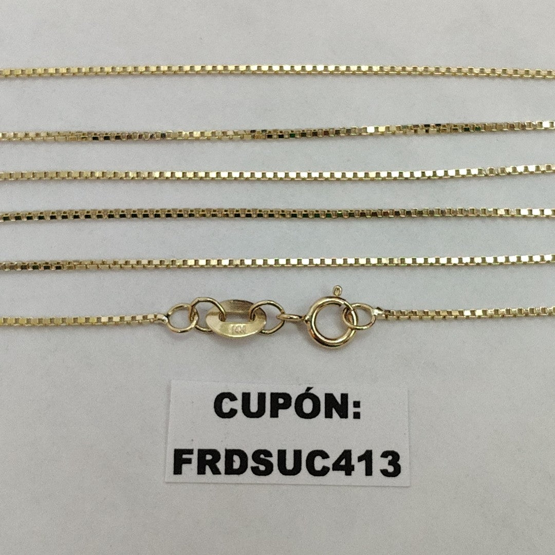 CADENA VENECIANO 14K 60 CM 2.6 GR (NUEVO)