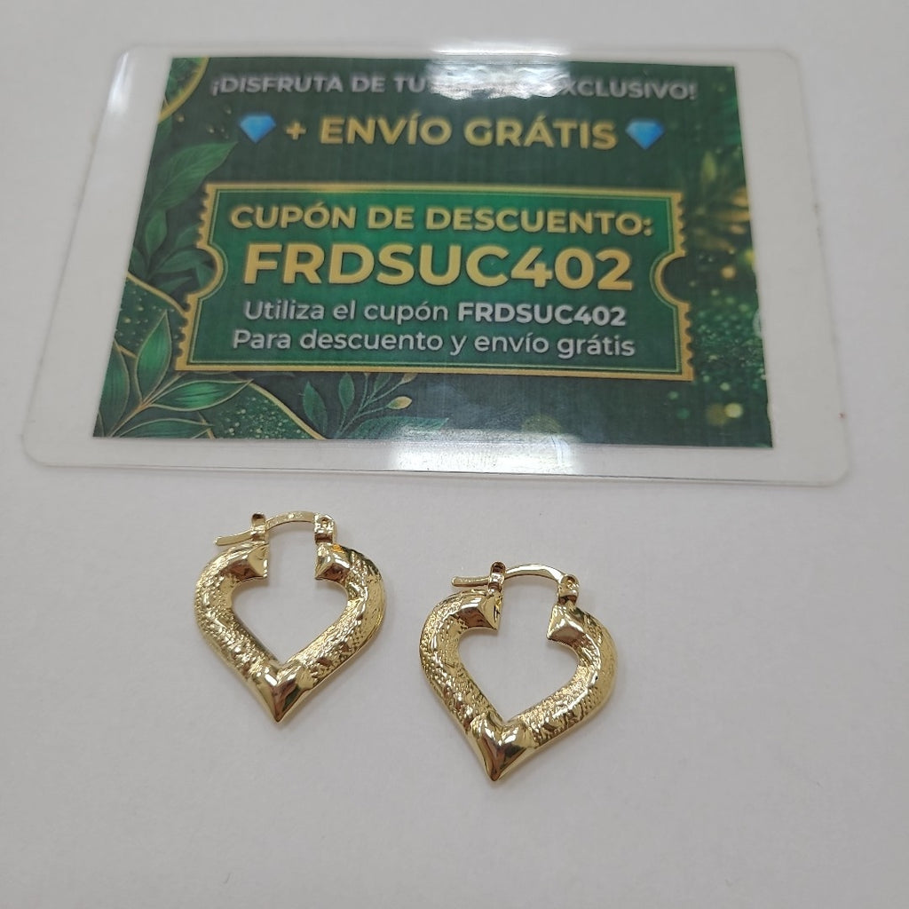 ARETES ARRACADAS 14K 1.7 GR (NUEVO)