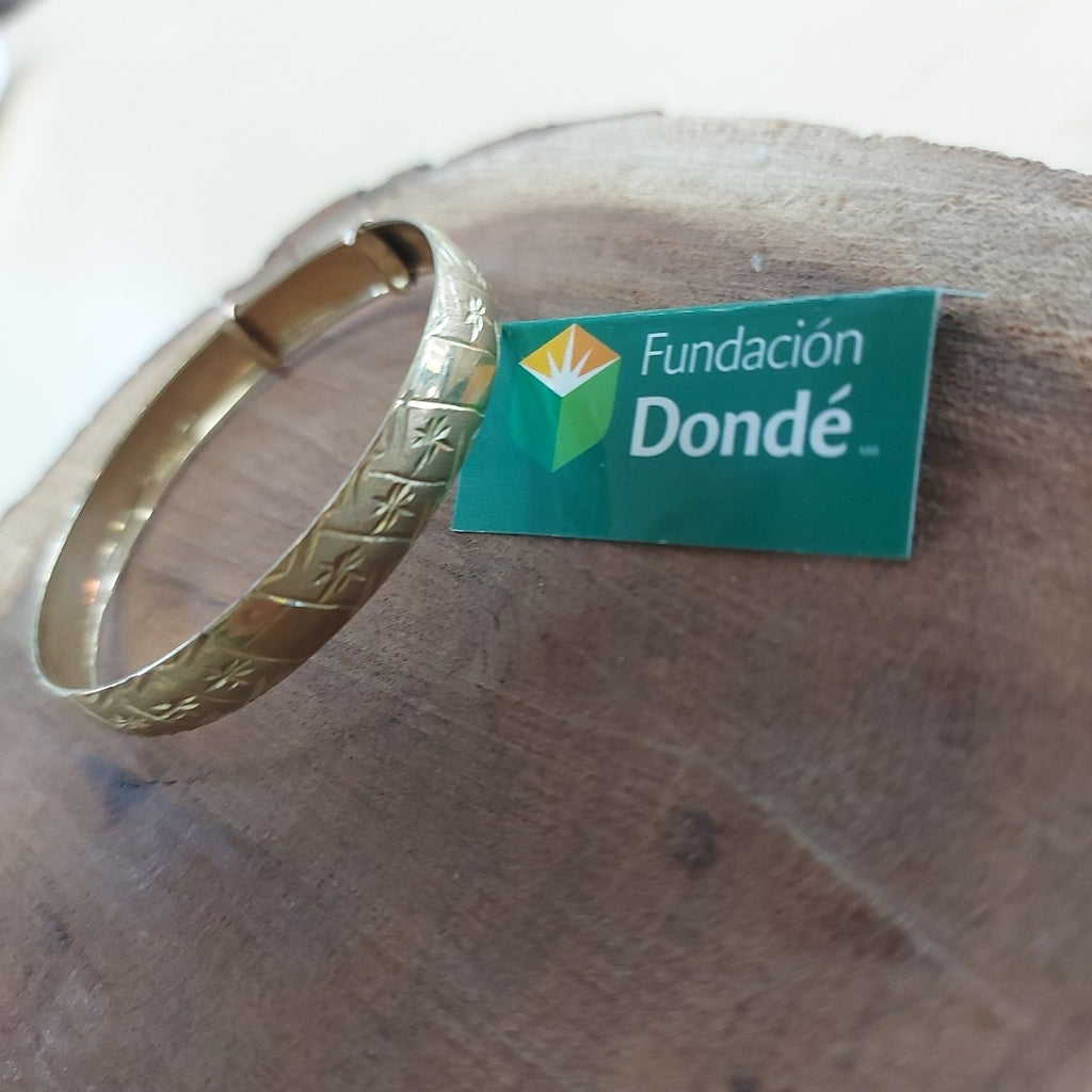PULSERA RIGIDA ORO 10 K 5.1 GRMS (SEMINUEVO)