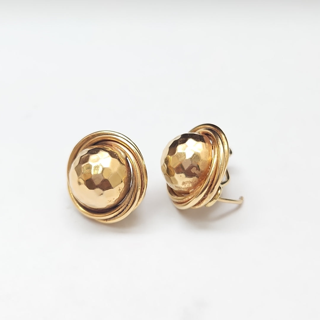 ARETES PAR ORO 14 K 4,80 GRMS (SEMINUEVO)