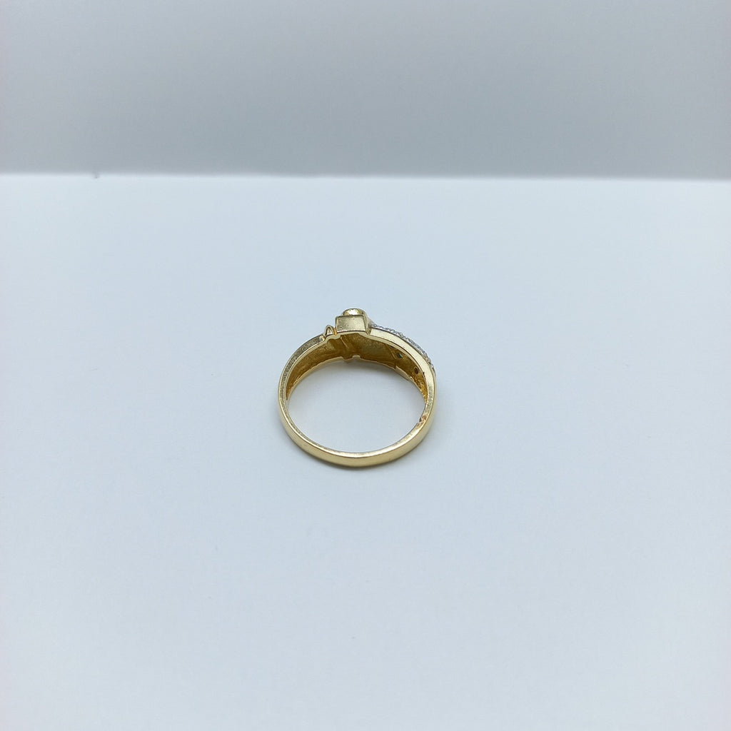 K1 2,90 GRMS 14 K IDENTIFICACIÓN ANILLO MATERIALES ORO MATERIALES GEMOLÓGI (SEMINUEVO)