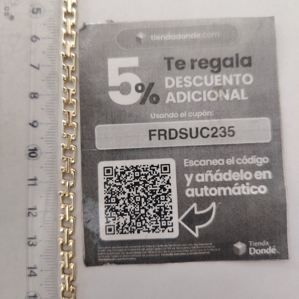 PULSERA ORO 14 K 3,70 GRMS (SEMINUEVO)