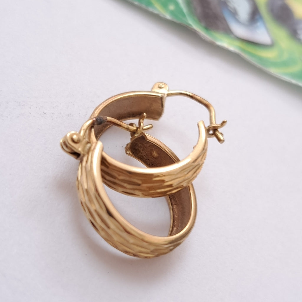 ARRACADAS PAR ORO 10 K 1,50 GRMS (SEMINUEVO)