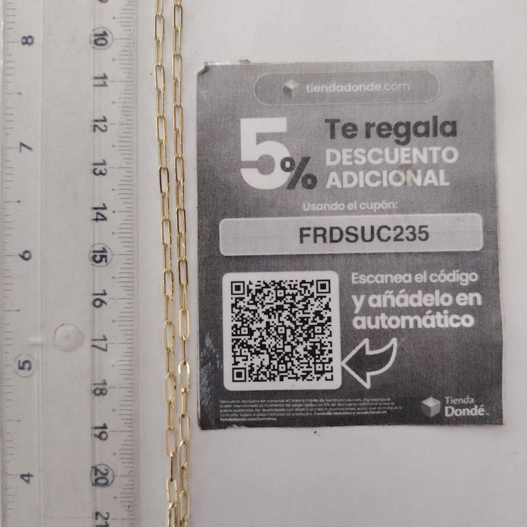 CADENA ORO 14 K 5,80 GRMS (SEMINUEVO)