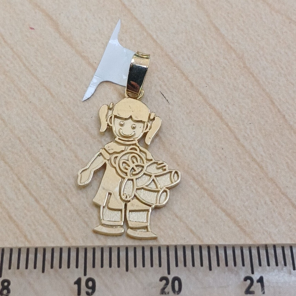 DIJE NIÑA 10K 1 GR (NUEVO)