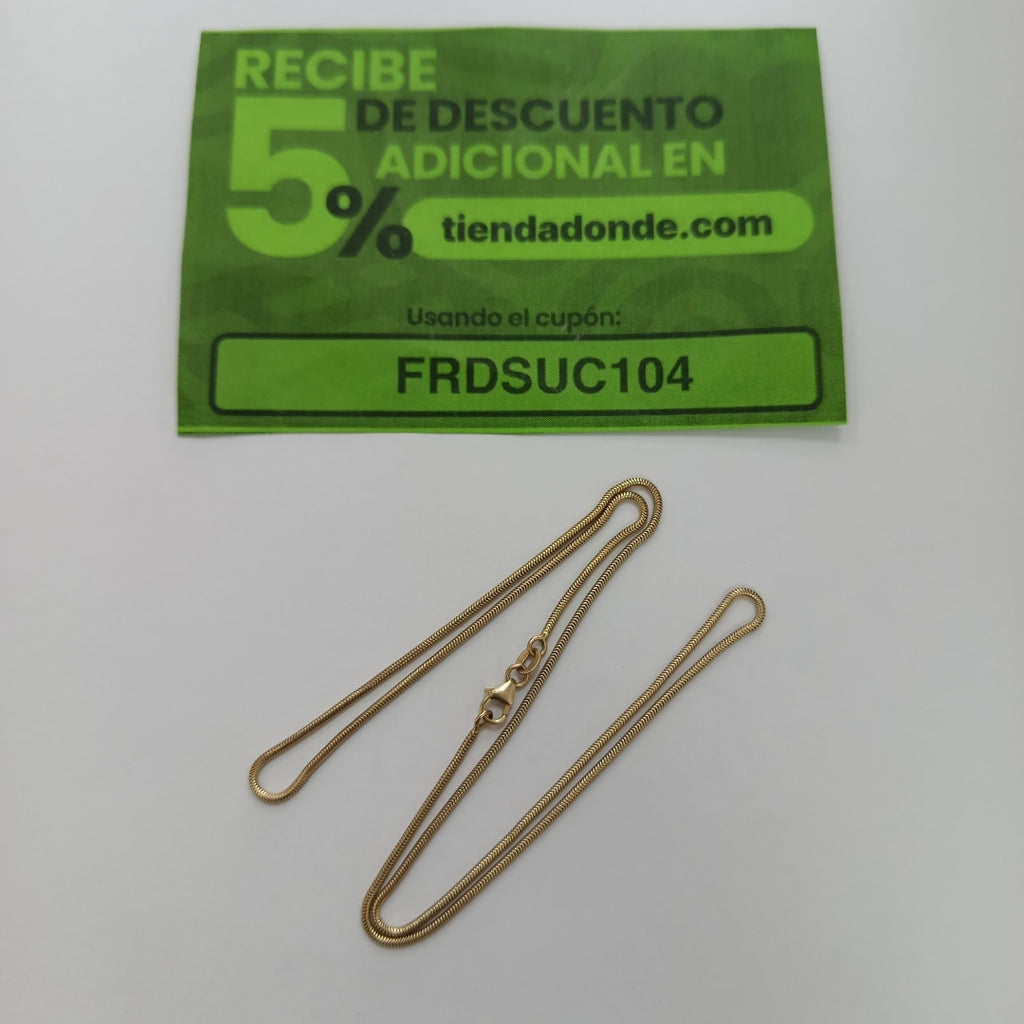CADENA ORO 14 K 5.4 GRMS (SEMINUEVO)