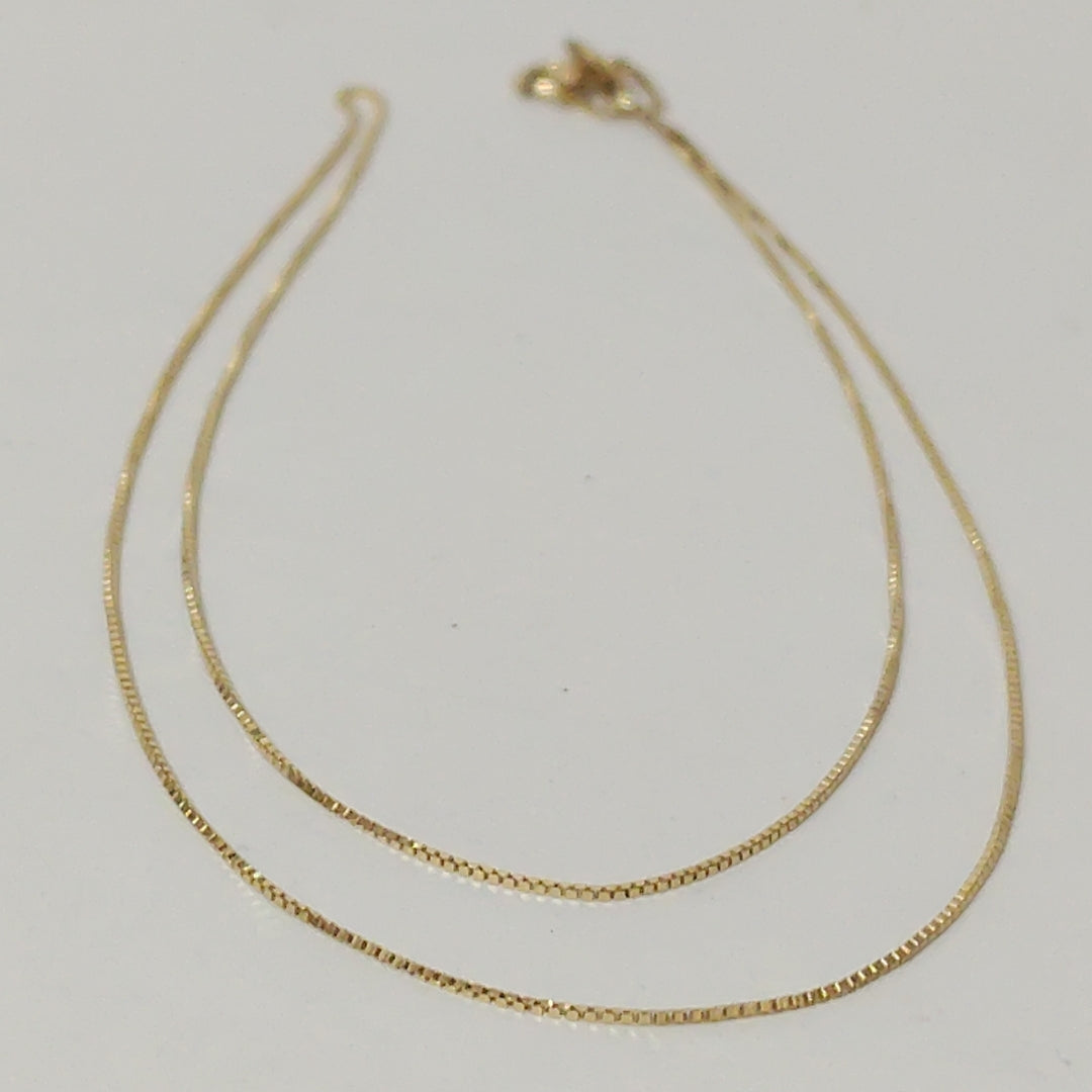 CADENA ORO 14 K 0.8 GRMS (SEMINUEVO)