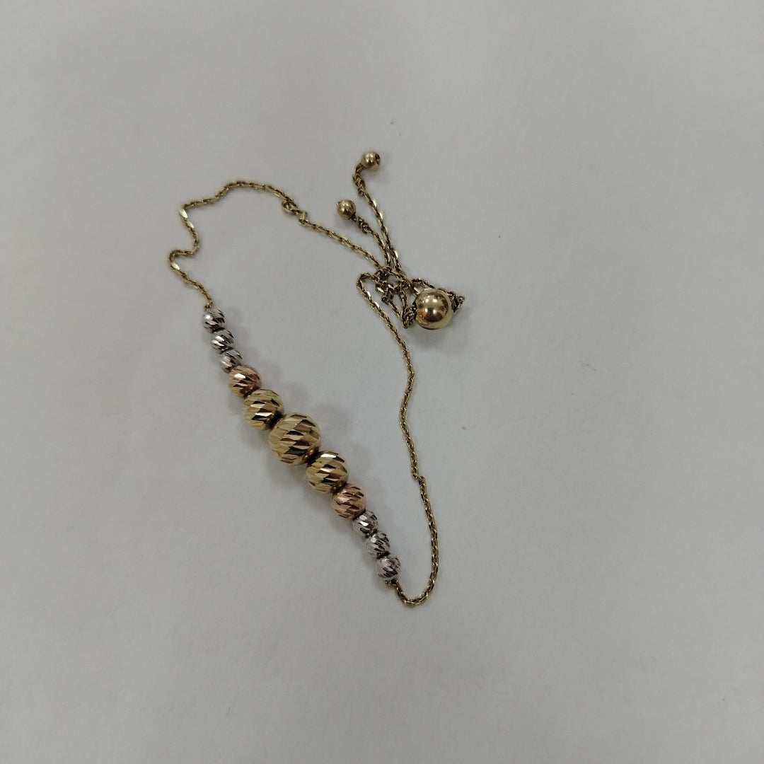 PULSERA ORO COMBINADO 14 K 2.4 GRMS (SEMINUEVO)
