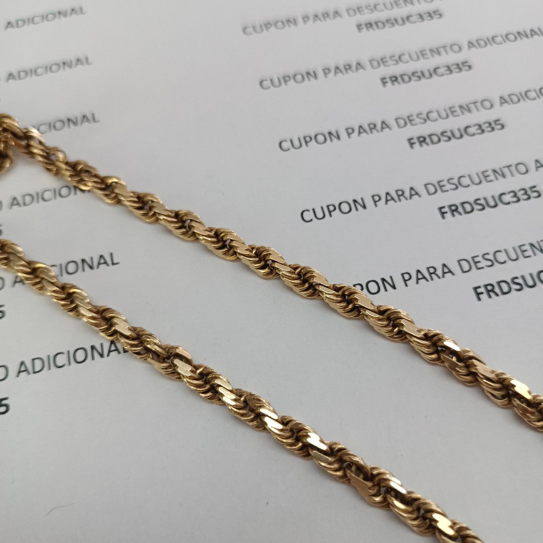 CADENA ORO 14 K 39,00 GRMS (SEMINUEVO)