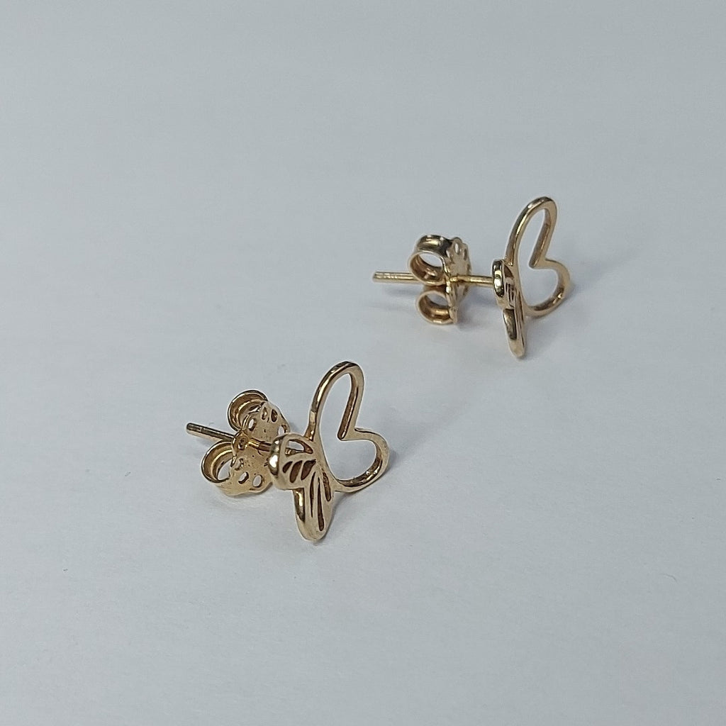 BROQUELES PAR ORO 14 K 1,60 GRMS (SEMINUEVO)