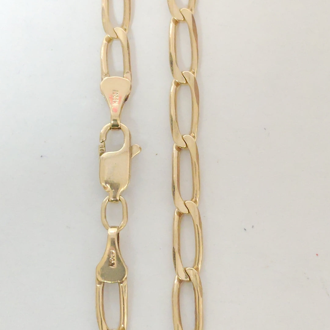 CADENA, PULSERA ORO 10 K 15.4 GRMS (SEMINUEVO)