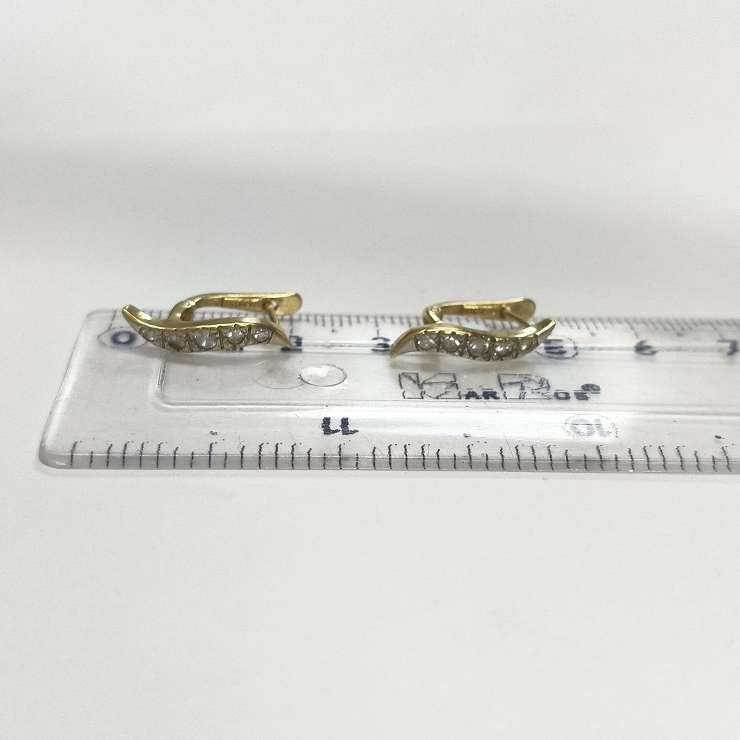 ARETES PAR ORO 10 K 2.7 GRMS (SEMINUEVO)