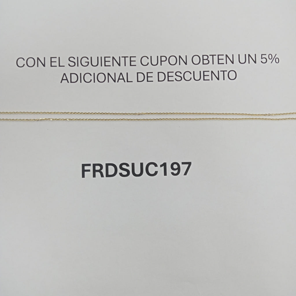 CADENAS ESPECIAL ORO 14K 1.5 (NUEVO)