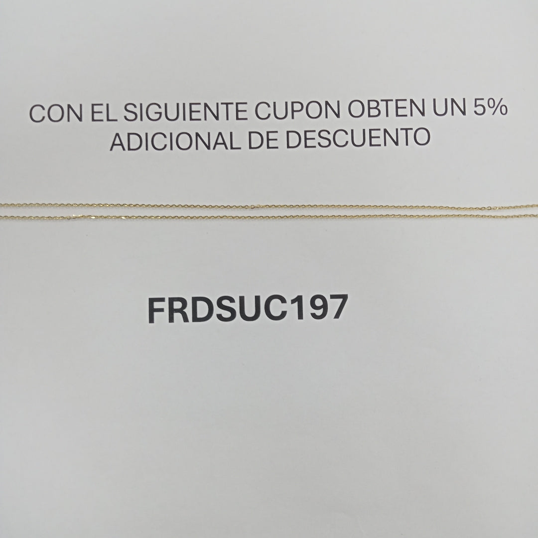 CADENAS ESPECIAL ORO 14K 1.5 (NUEVO)