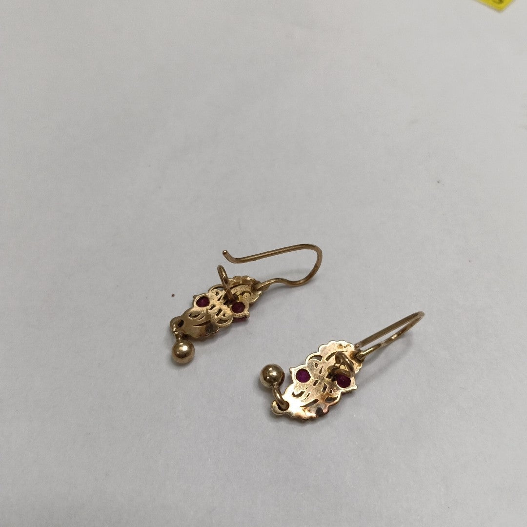 ARETES PAR ORO 8 K 2.2 GRMS (SEMINUEVO)