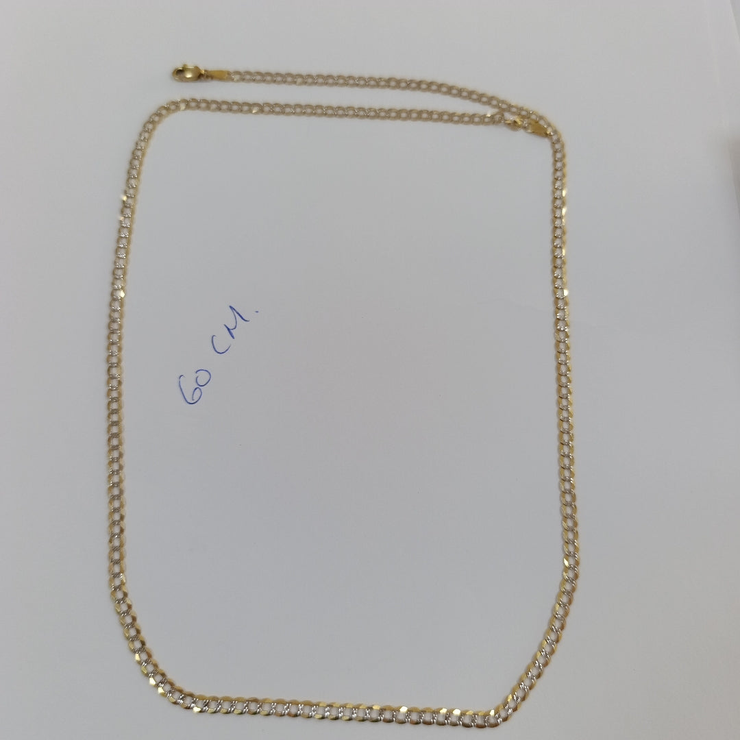 CADENA ORO COMBINADO 14 K 8 GRMS (SEMINUEVO)