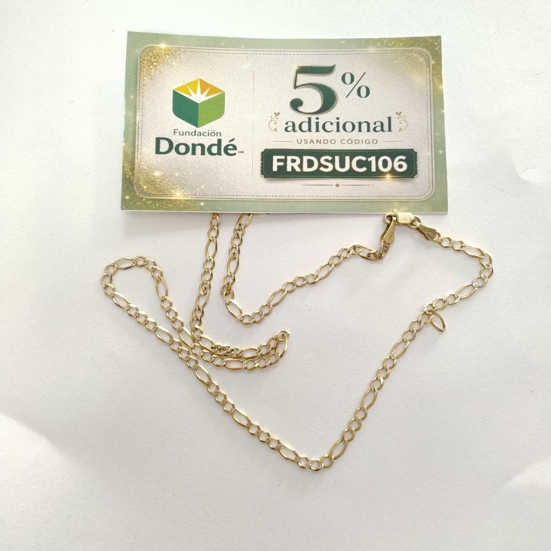 CADENA ORO 14 K 5.5 GRMS (SEMINUEVO)