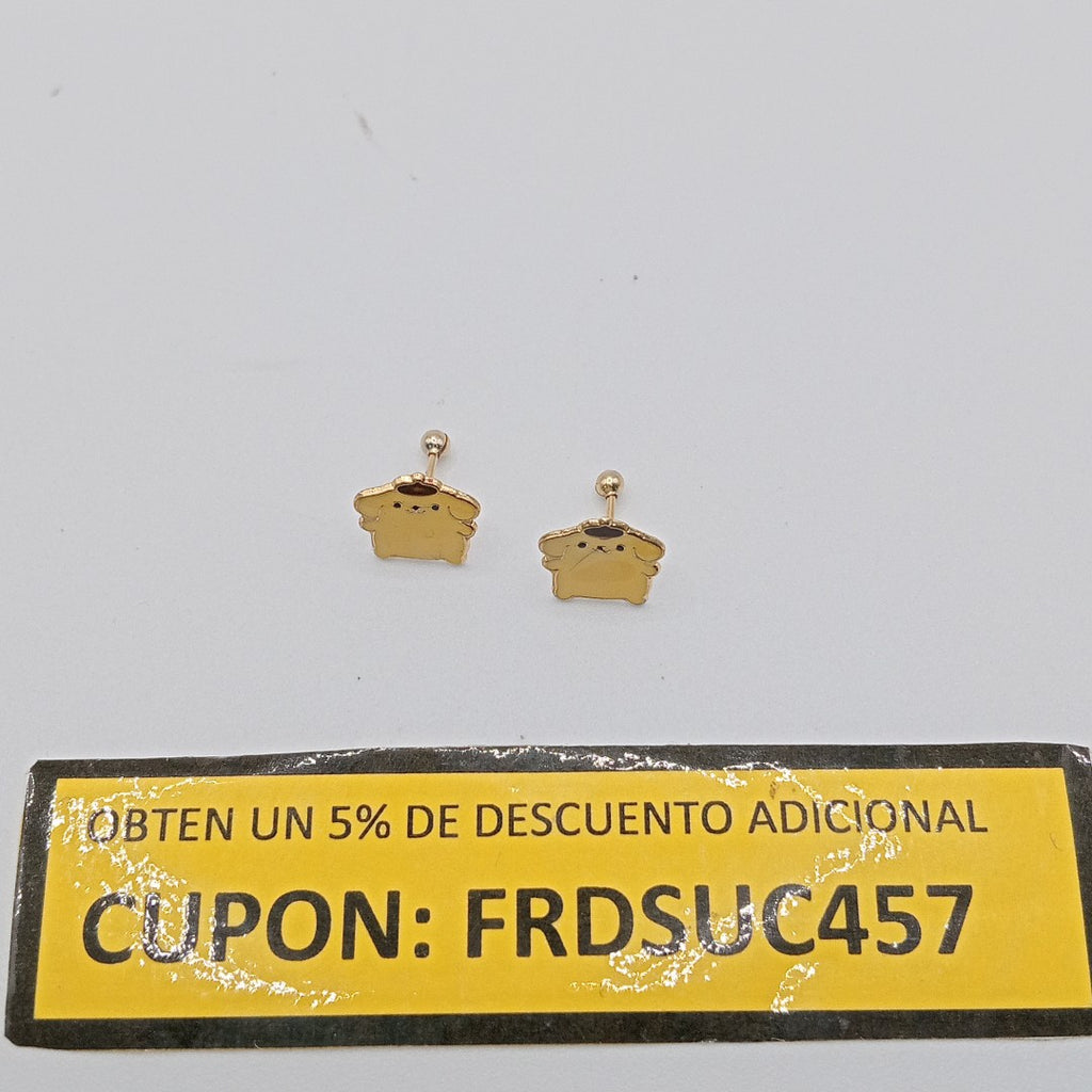 ARETES PAR ORO 10 K 0,40 GRMS (SEMINUEVO)