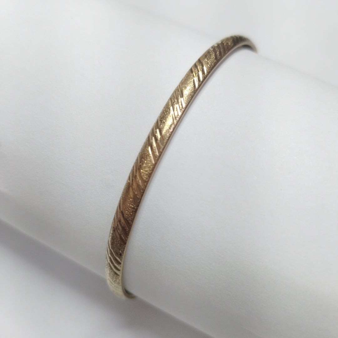 PULSERA RIGIDA ORO 14 K 4 GRMS (SEMINUEVO)