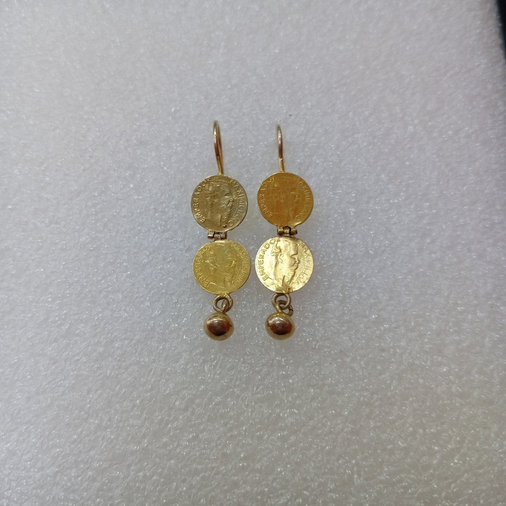 ARETES PAR ORO 10 K 2.4 GRMS (SEMINUEVO)