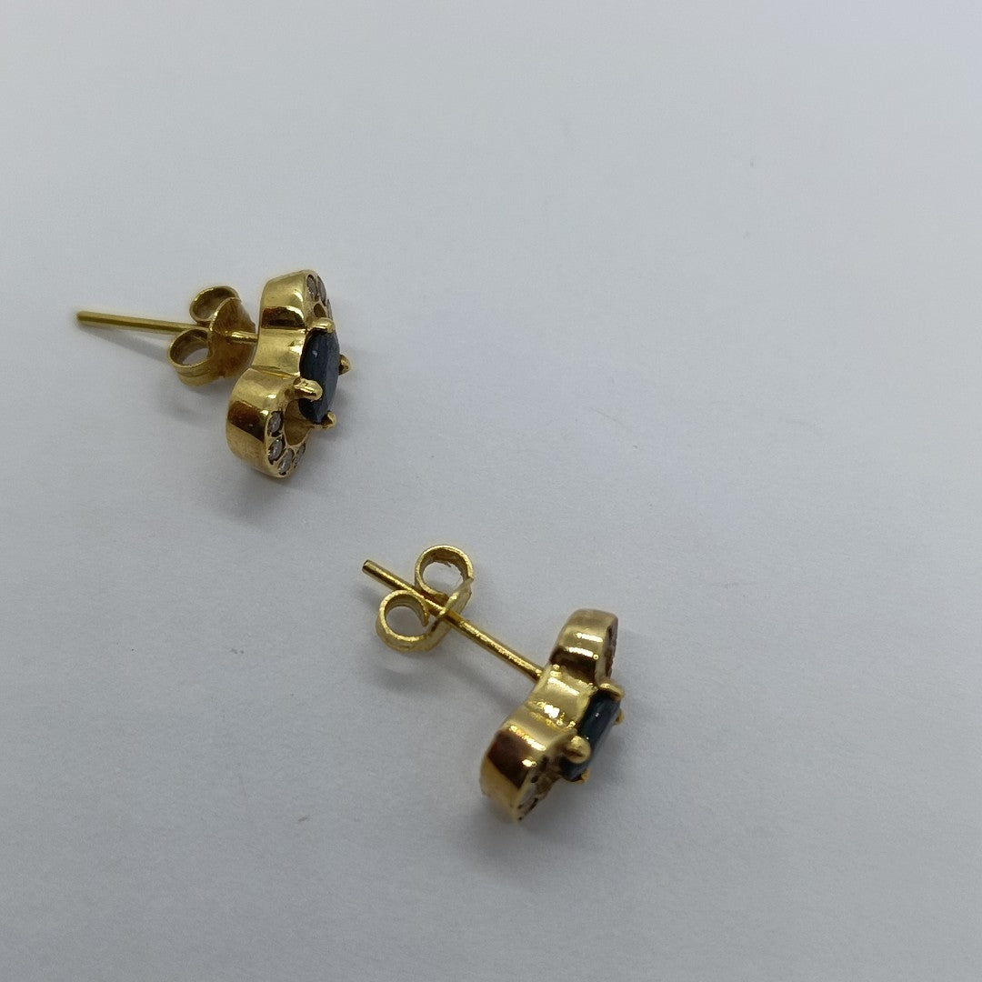 BROQUELES PAR ORO 14 K 4,20 GRMS (SEMINUEVO)