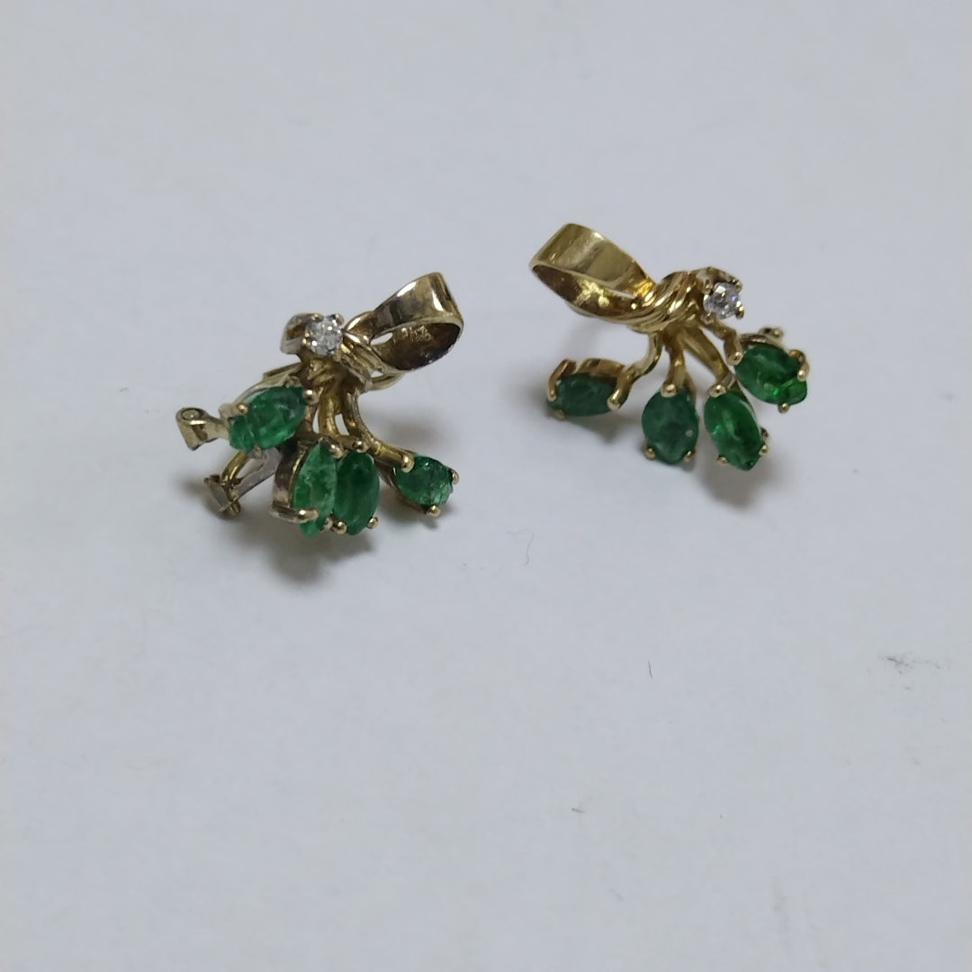 ARETES PAR ORO 8 K 3 GRMS (SEMINUEVO)