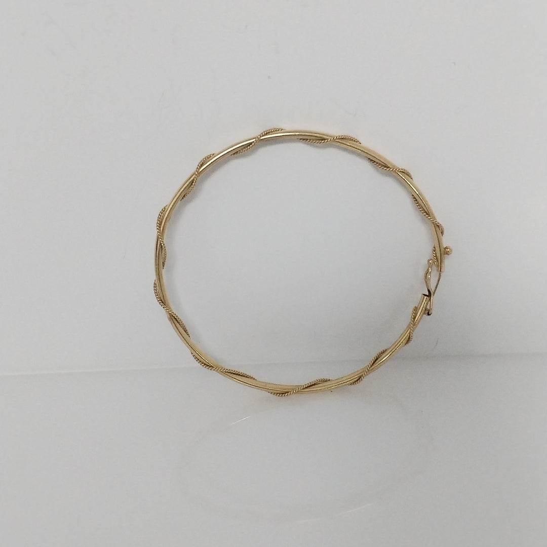 PULSERA RIGIDA ORO 10 K 3.6 GRMS (SEMINUEVO)