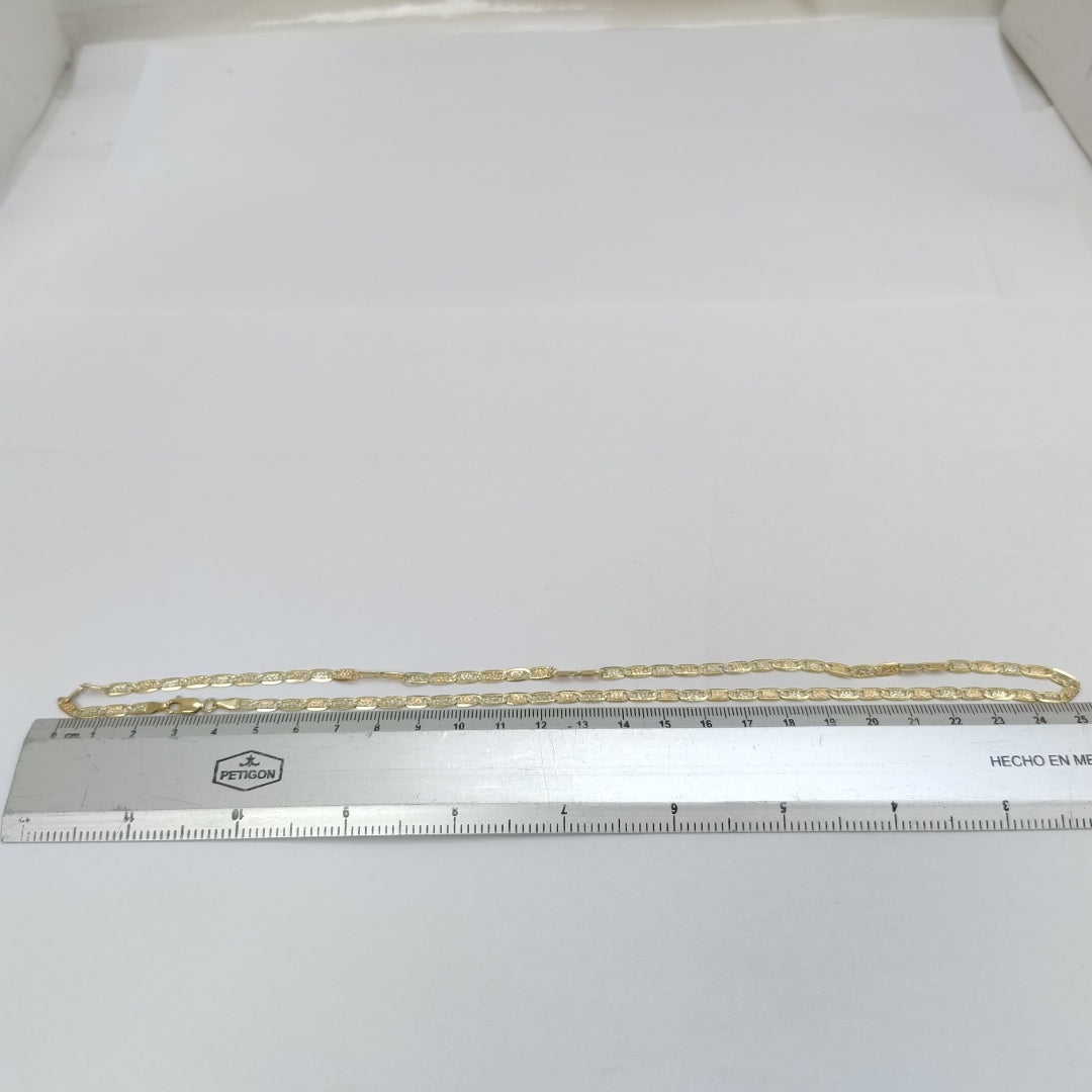 CADENA ORO COMBINADO 14 K 9.6 GRMS (SEMINUEVO)