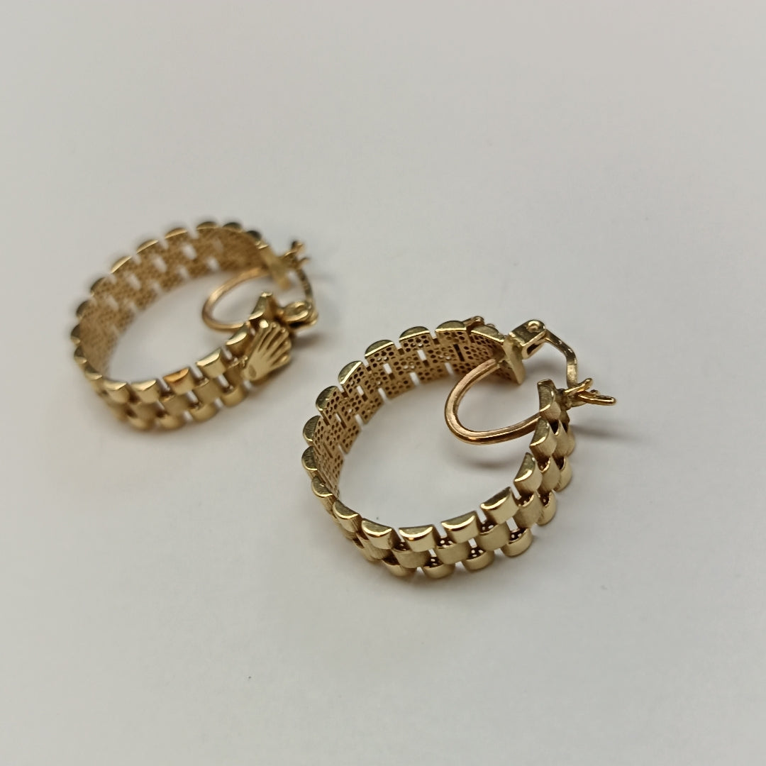 ARRACADAS PAR ORO 14 K 4,30 GRMS (SEMINUEVO)