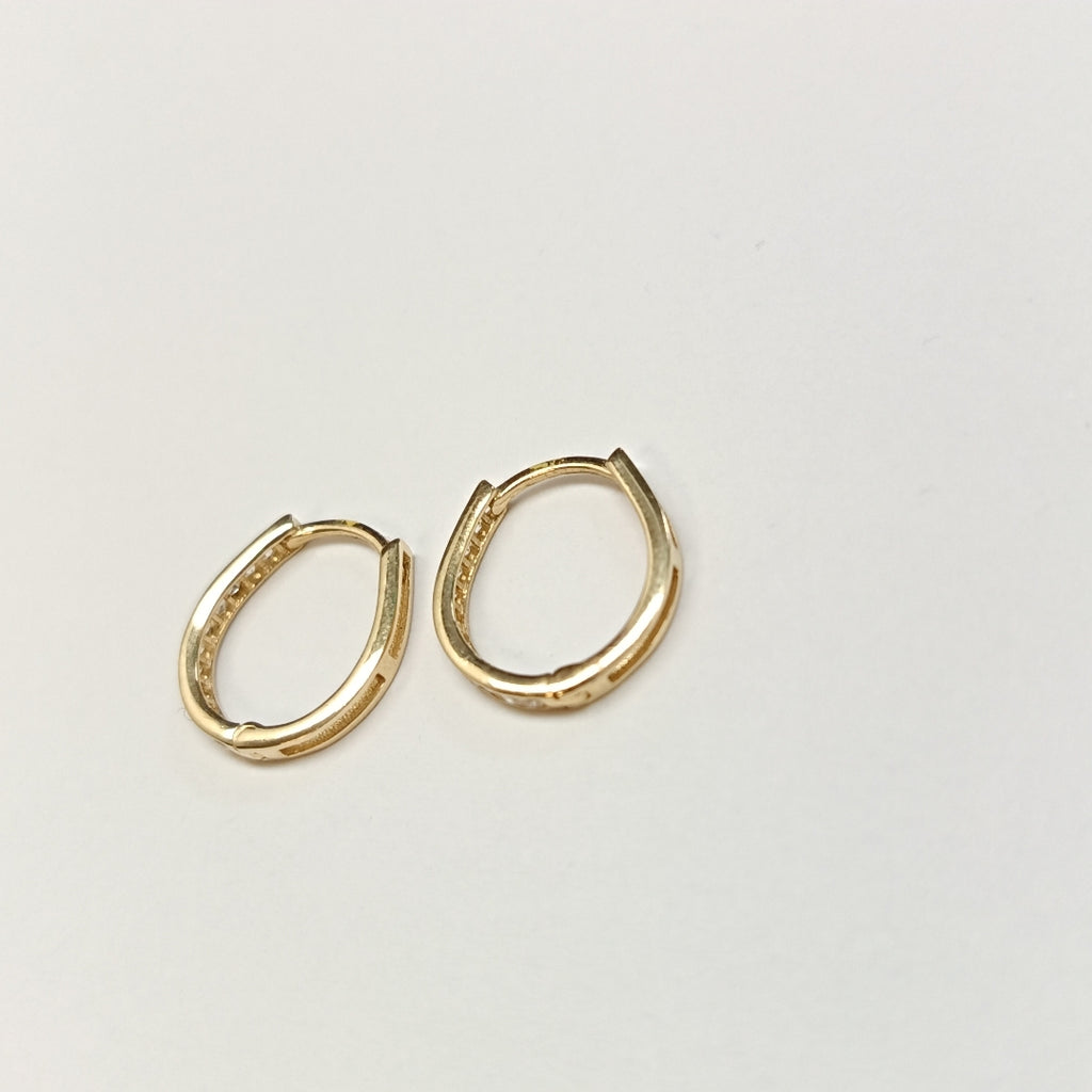 ARRACADAS PAR ORO 14 K 1.2 GRMS (SEMINUEVO)