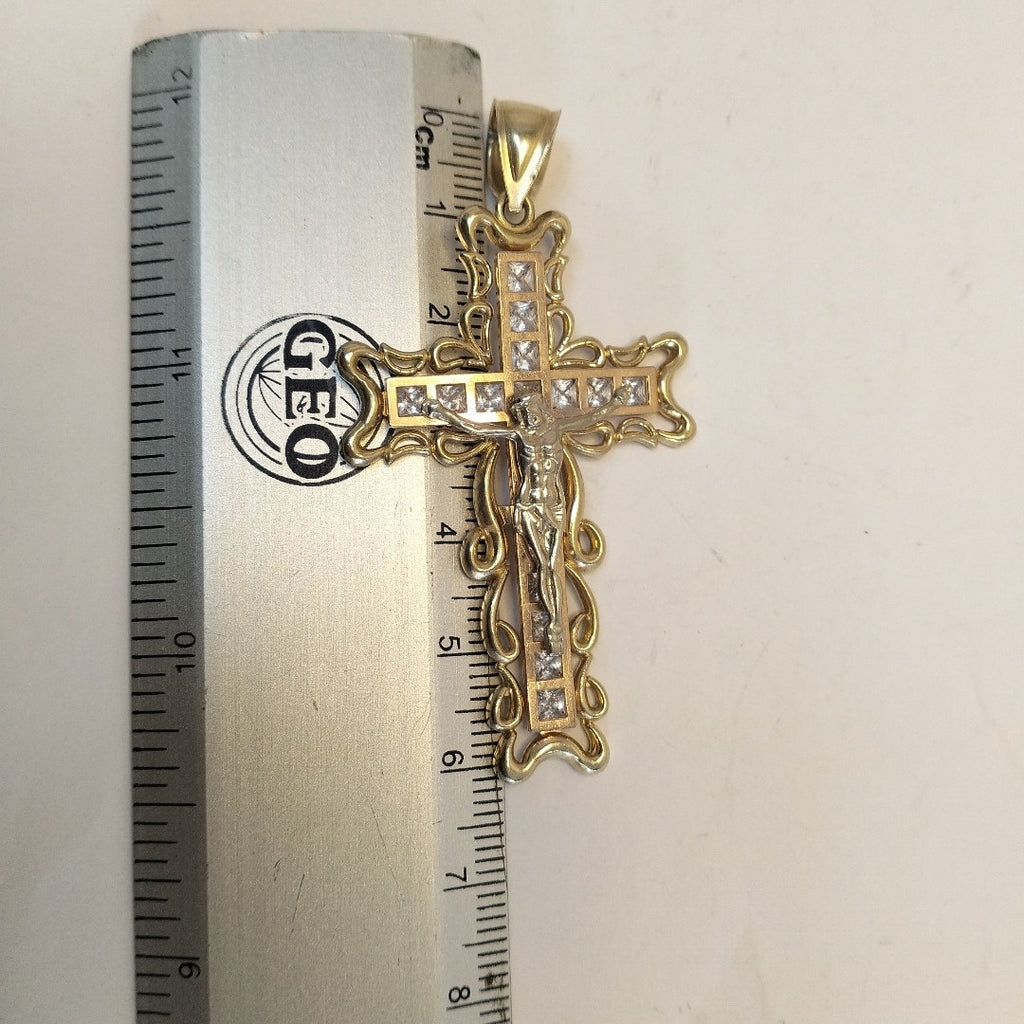 CRUCIFIJO ORO 14 K 9,40 GRMS (SEMINUEVO)