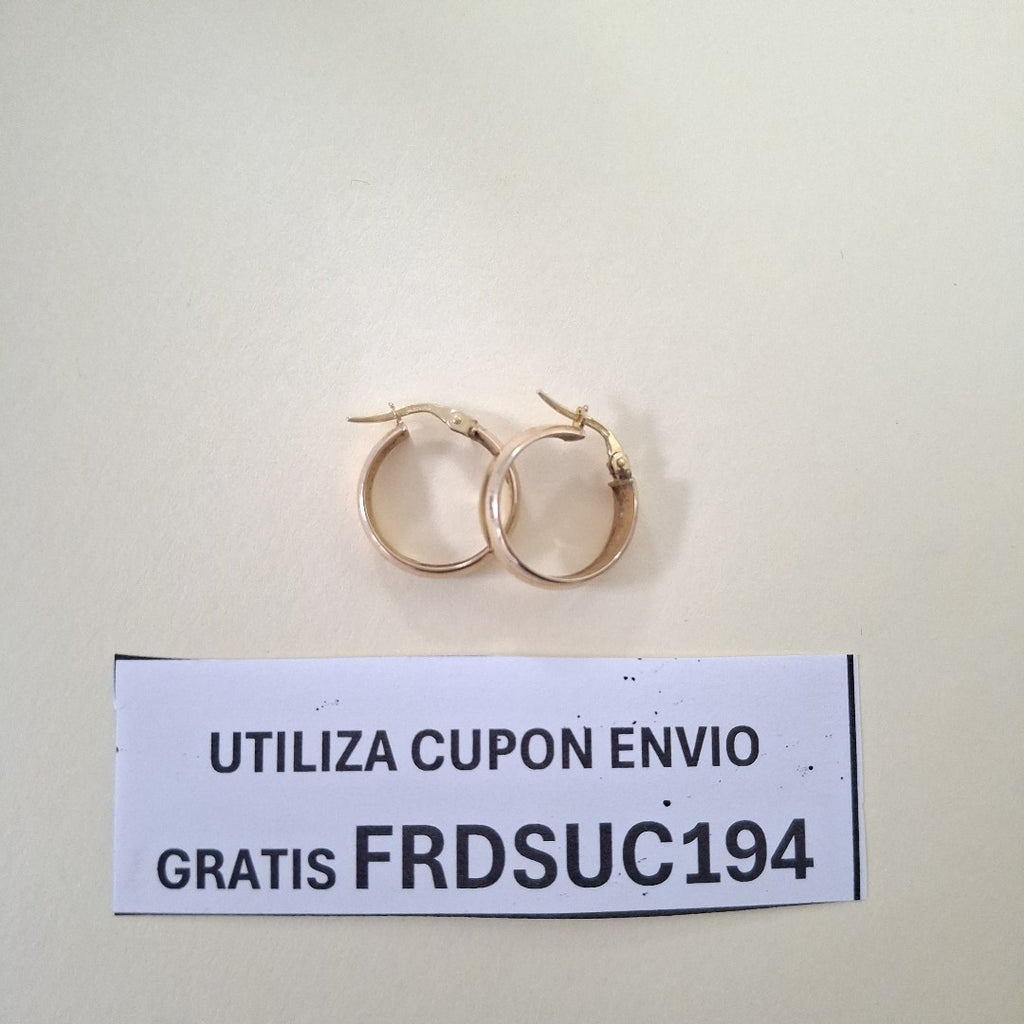 ARRACADAS PAR ORO 10 K 1.8 GRMS (SEMINUEVO)