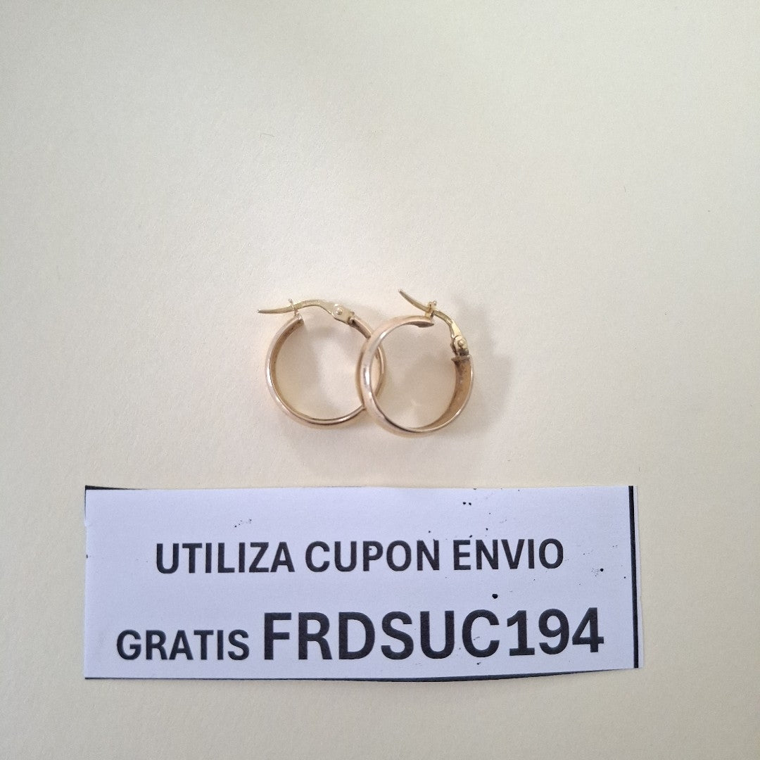 ARRACADAS PAR ORO 10 K 1.8 GRMS (SEMINUEVO)