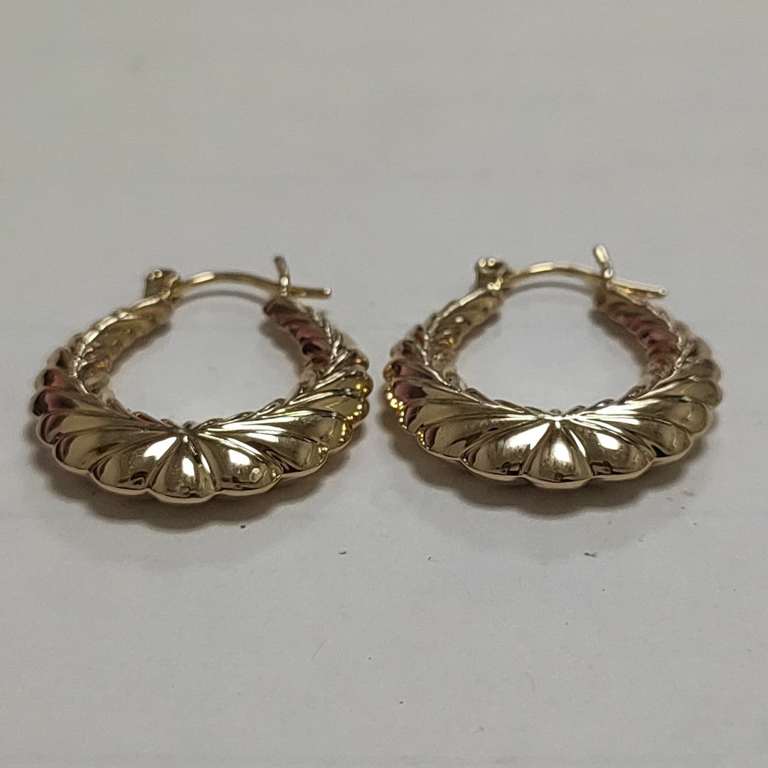ARRACADAS PAR ORO 14 K 2,40 GRMS (SEMINUEVO)