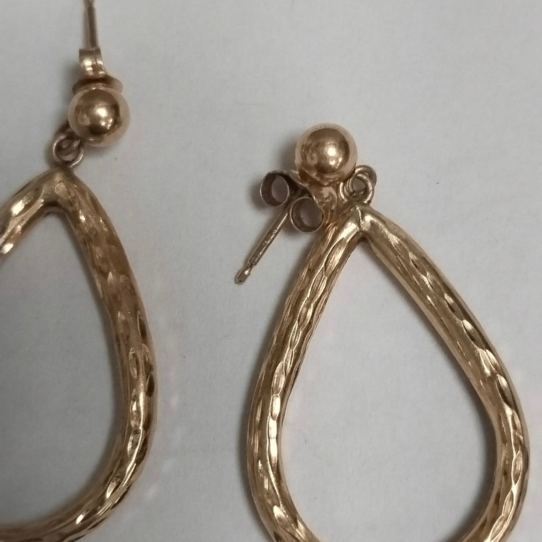 ARETES PAR ORO 14 K 1.1 GRMS (SEMINUEVO)