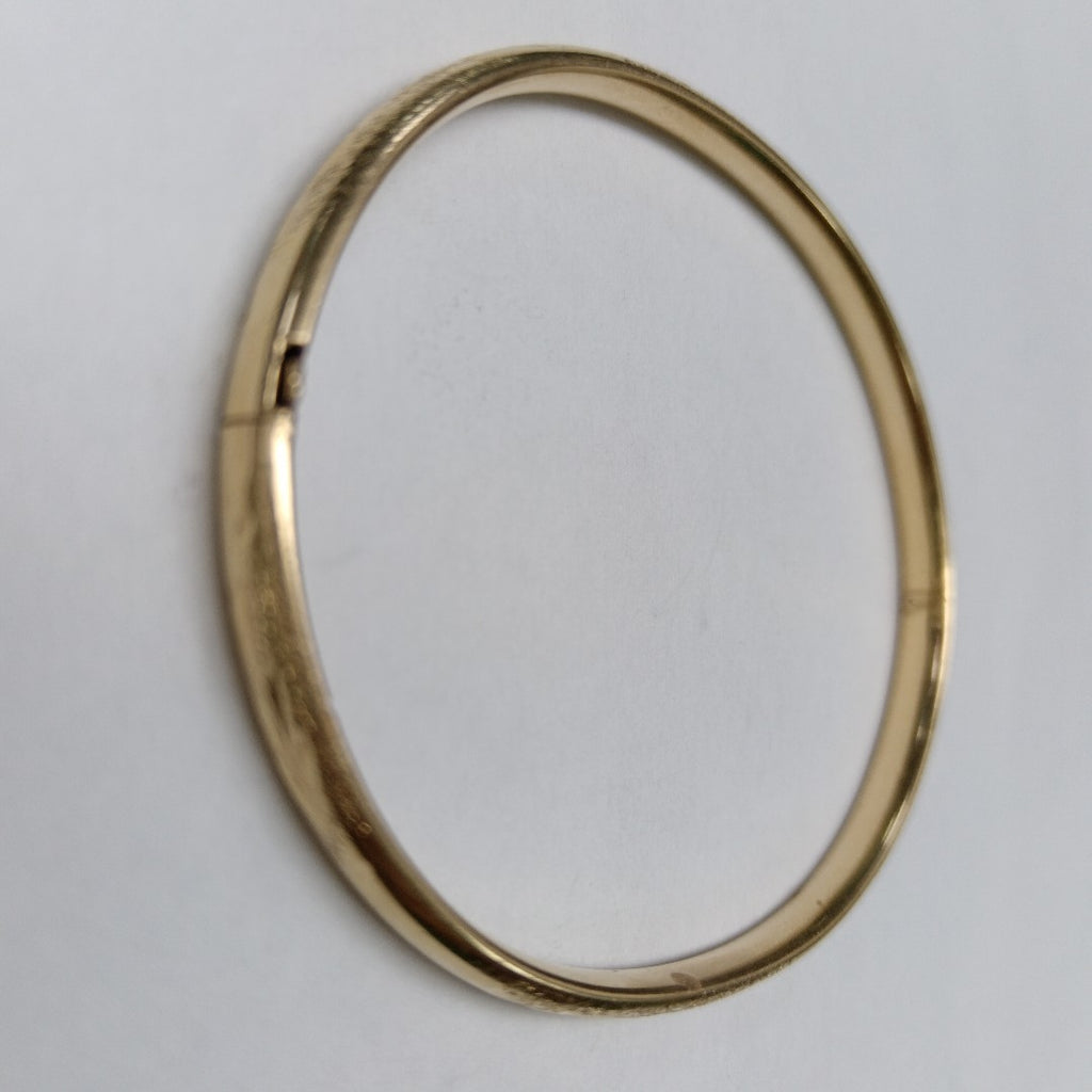PULSERA RIGIDA ORO 14 K 5.9 GRMS (SEMINUEVO)