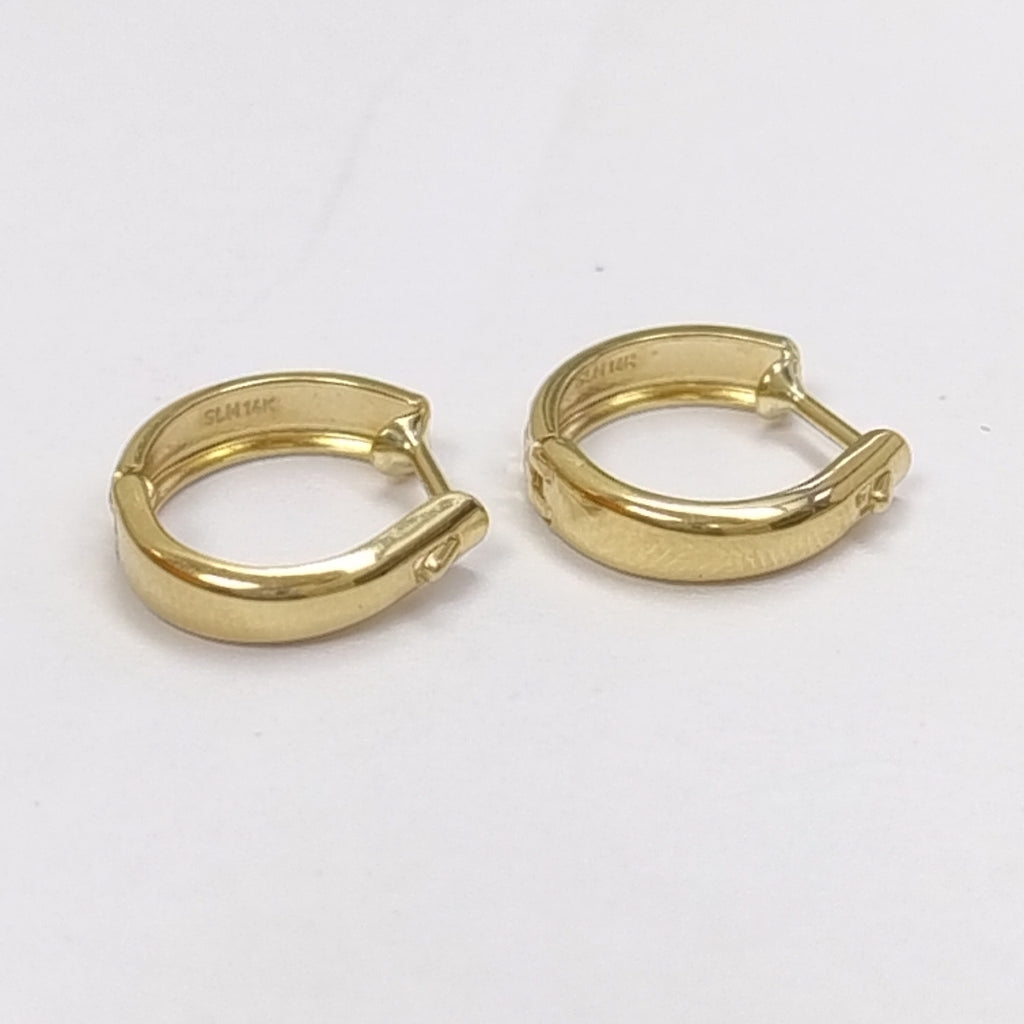 ARRACADAS PAR ORO 14 K 1.1 GRMS (SEMINUEVO)