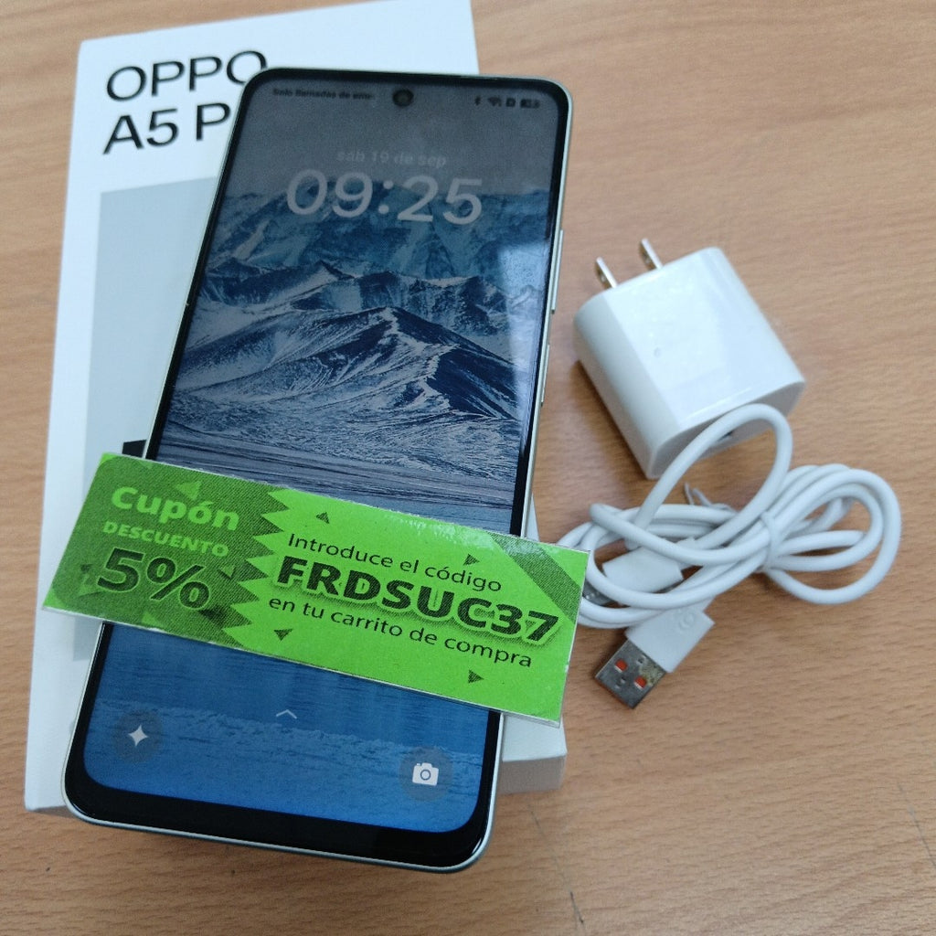 CELULAR OPPO A5 PRO CPH2711 (2025) 256 GB 8 GB RAM (SEMINUEVO)