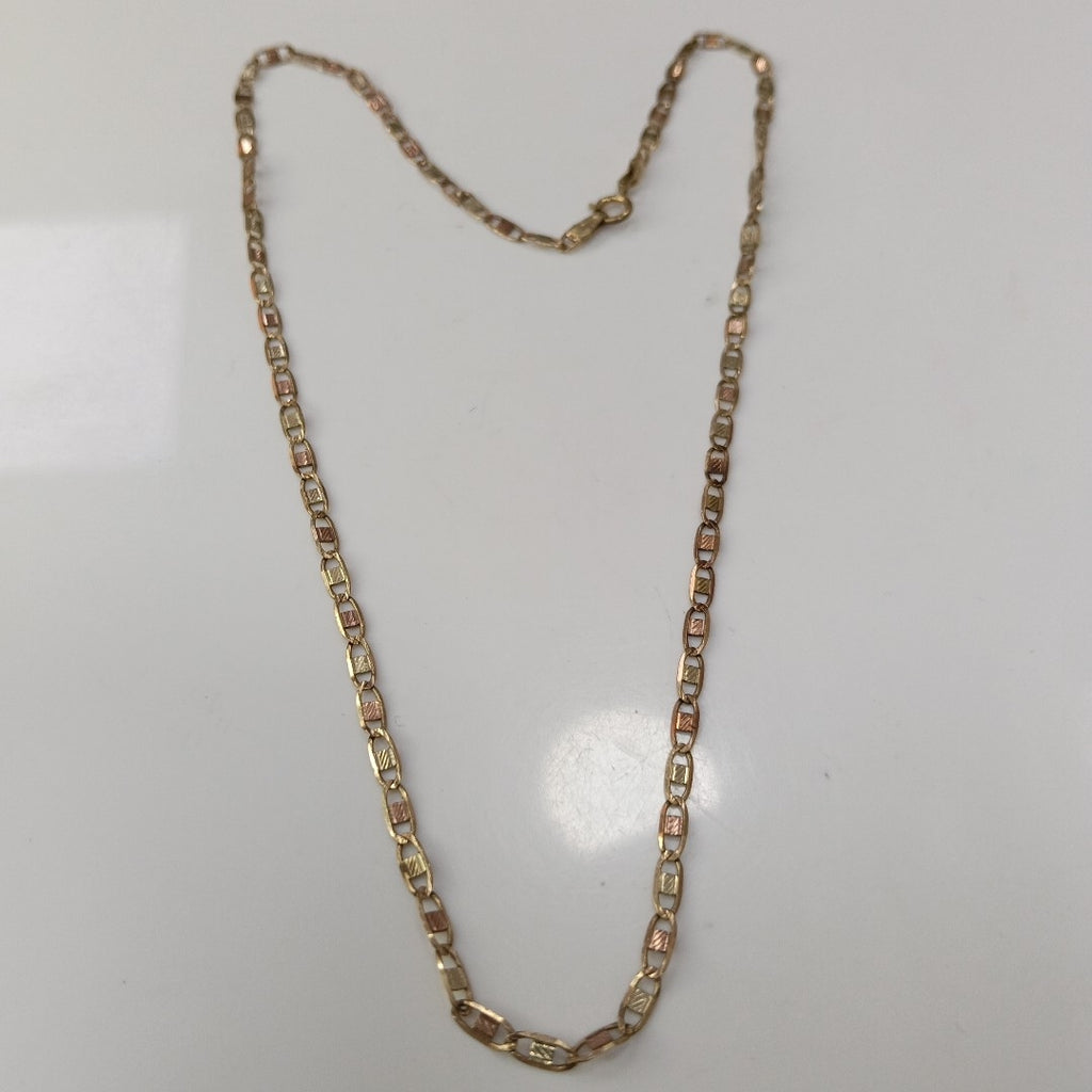 CADENA ORO, ORO COMBINADO 10 K 2.8 GRMS (SEMINUEVO)