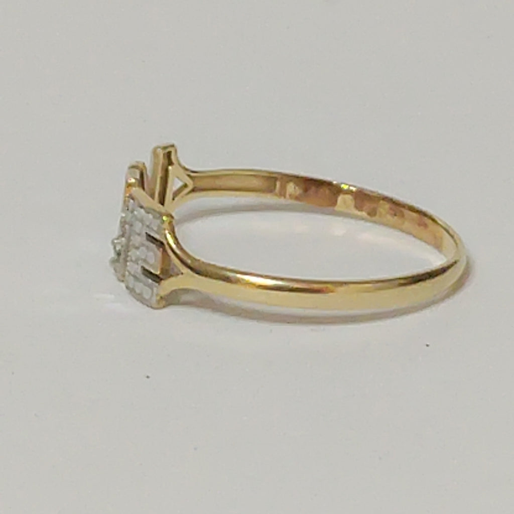 ANILLITO ORO, RODIADO 10 K 0.8 GRMS (SEMINUEVO)