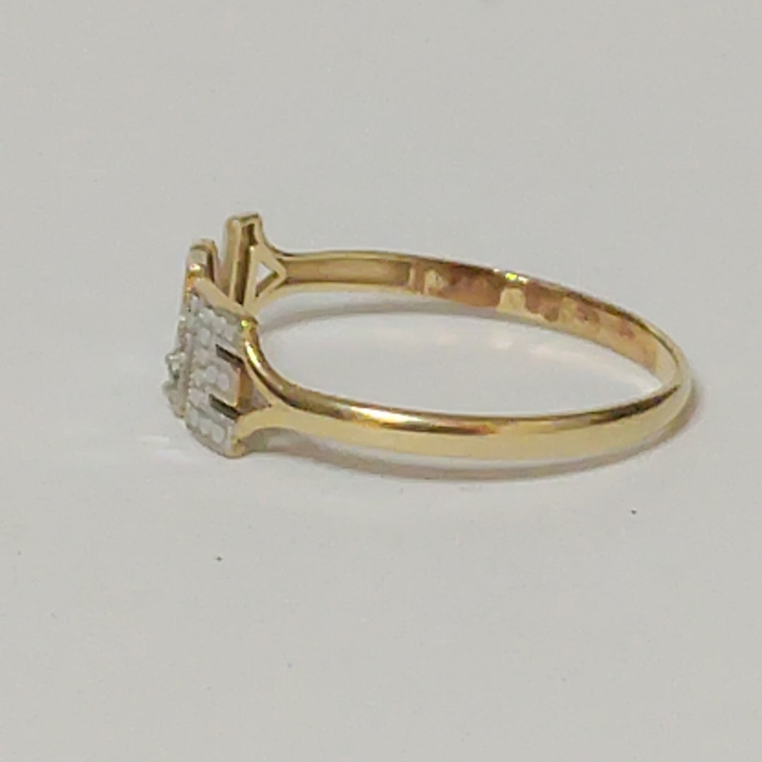 ANILLITO ORO, RODIADO 10 K 0.8 GRMS (SEMINUEVO)