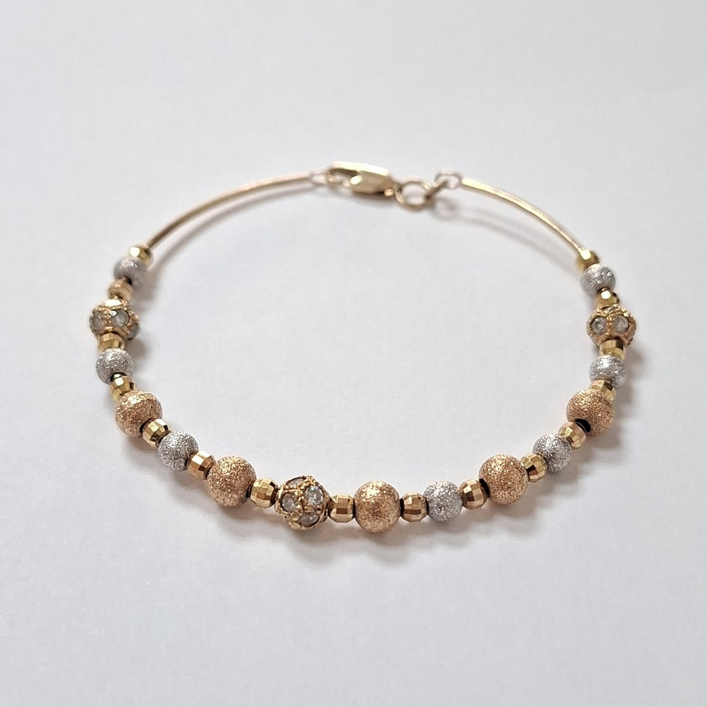 PULSERA RIGIDA ORO 10 K 6,40 GRMS (SEMINUEVO)