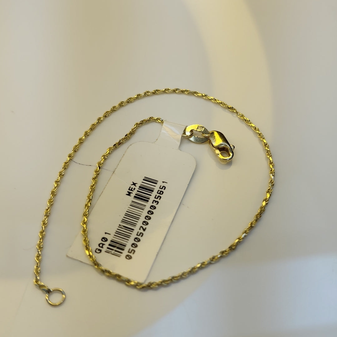 PULSERA TORZAL 14K 21 CM 1.4 GR (NUEVO)