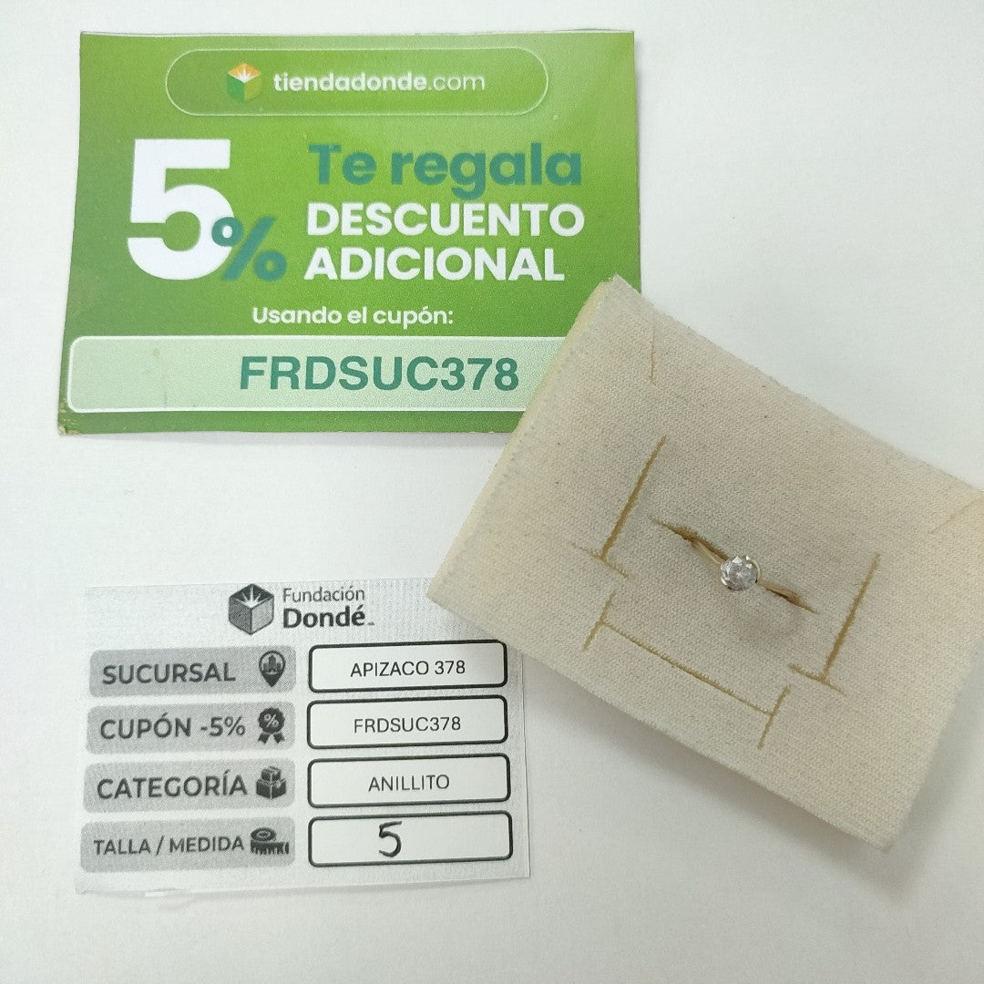 ANILLITO ORO 10 K 1,20 GRMS (SEMINUEVO)