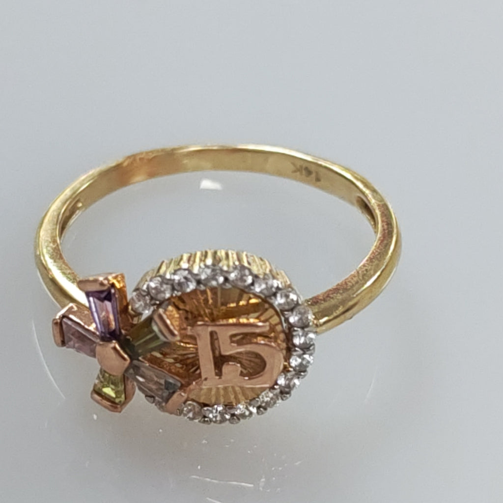 ANILLITO ORO 14 K 2.2 GRMS (SEMINUEVO)