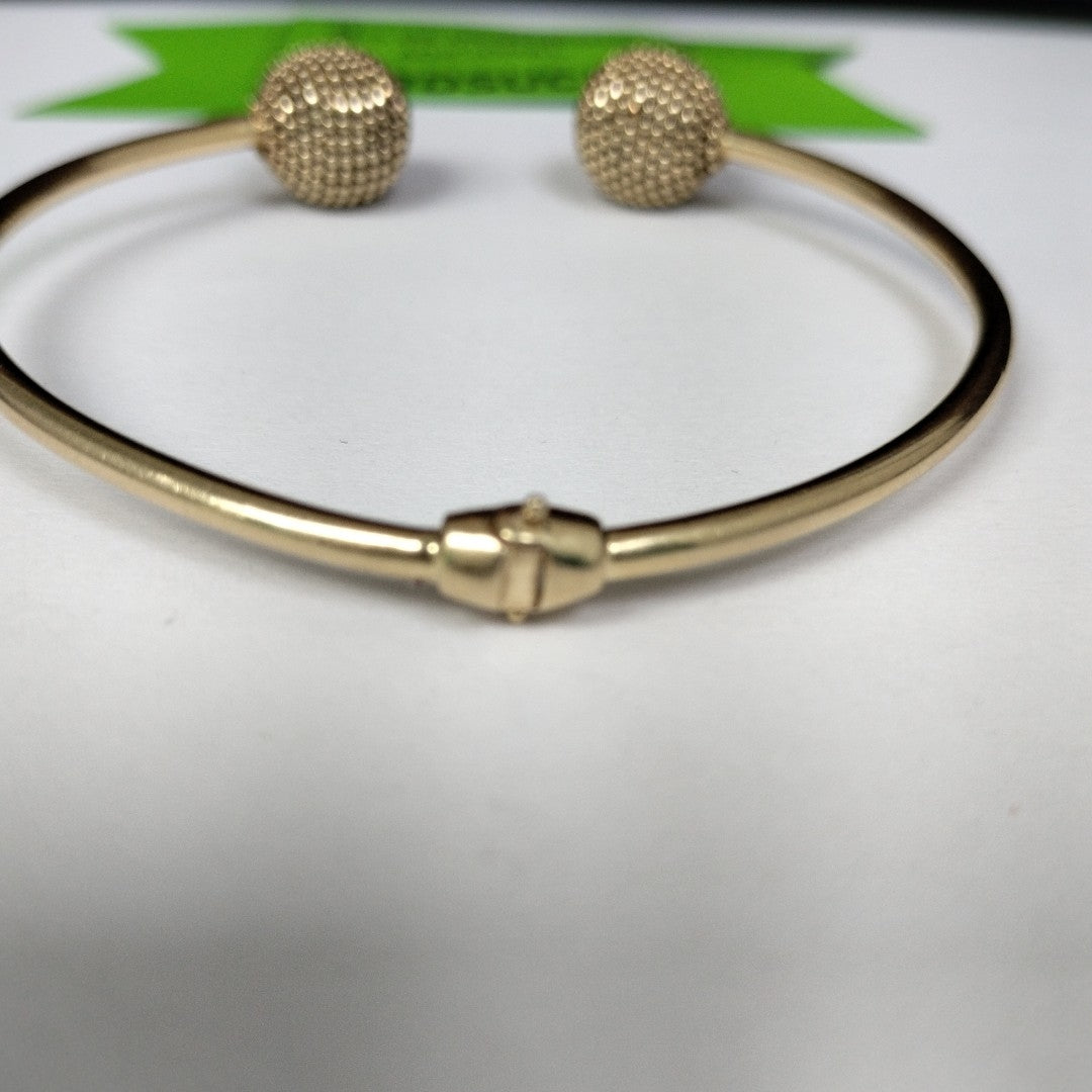 PULSERA RIGIDA ORO 14 K 9.4 GRMS (SEMINUEVO)