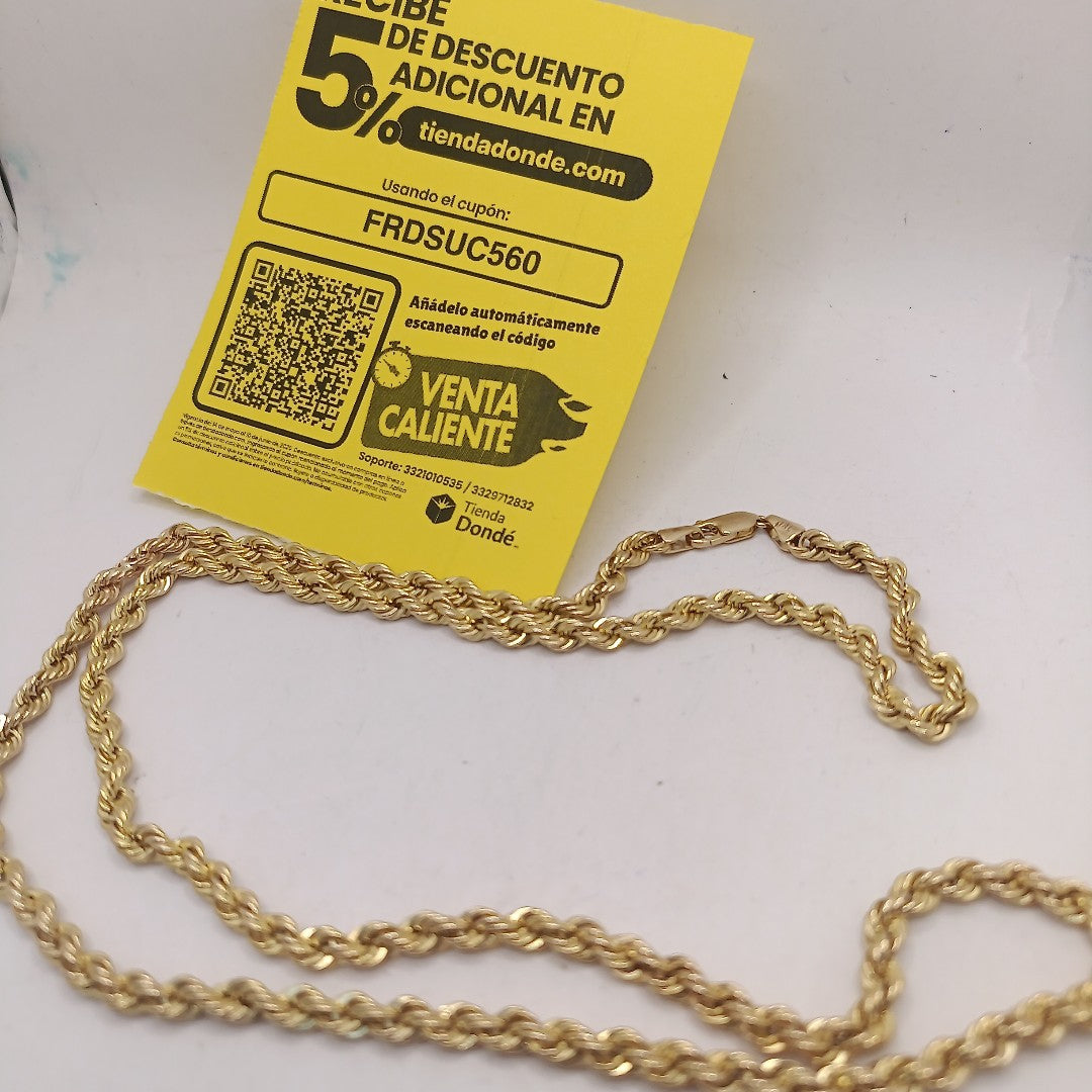 CADENA ORO 10 K 10,10 GRMS (SEMINUEVO)