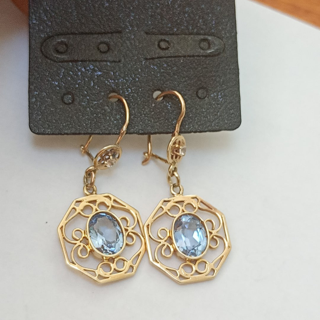 ARETES PAR ORO 8 K 4,30 GRMS (SEMINUEVO)