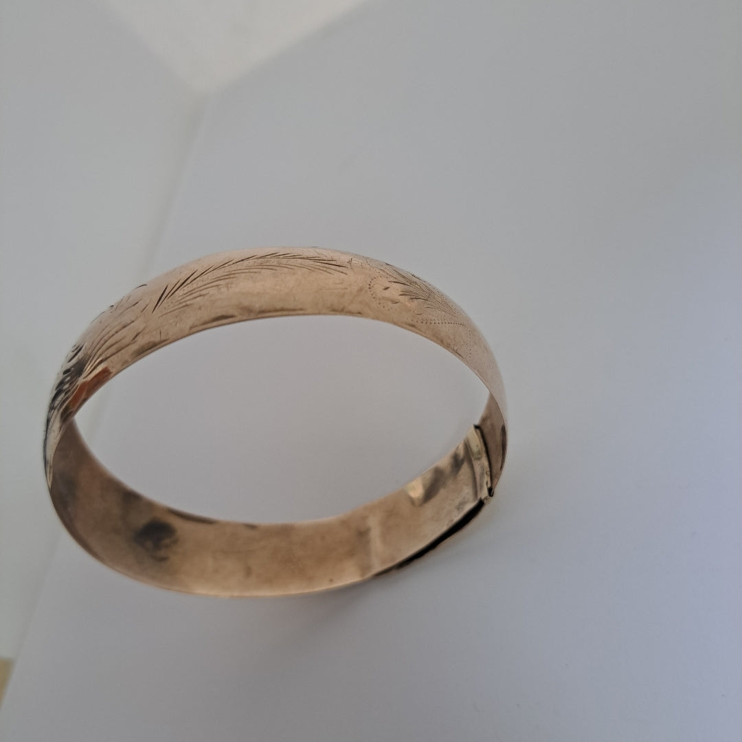 PULSERA RIGIDA ORO 8 K 10.7 GRMS (SEMINUEVO)